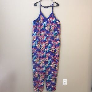 Xhilaration Floral Jumpsuit